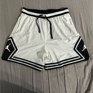 Nike Standard White/Black Nike Jordan Sport Dri-FIT Shorts